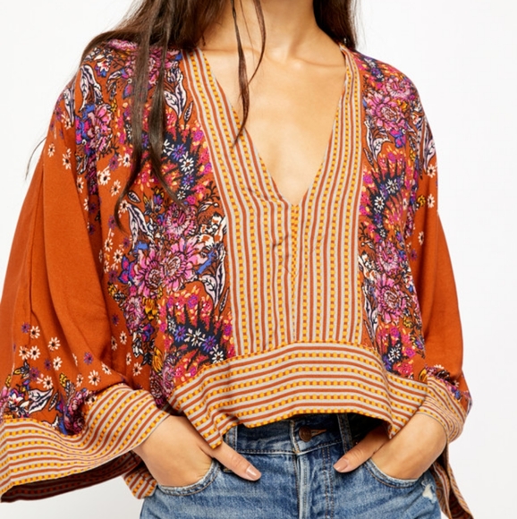 Pre-Owned Mix and Match Blouse-Free People - Picture 1 of 4